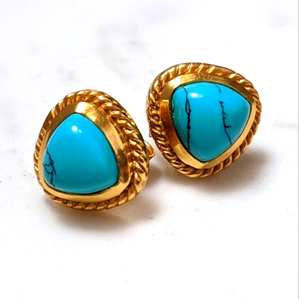 Julie Vos turquoise earrings